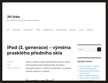 Tablet Screenshot of jirisrba.cz